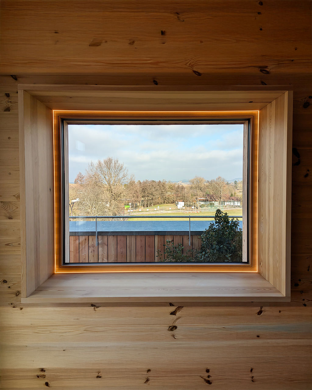 Thoma Holzbau Fensterdetail